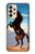 S0934 Wild Black Horse Case For Samsung Galaxy A33 5G