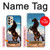 S0934 Wild Black Horse Case For Samsung Galaxy A33 5G