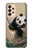 S2210 Panda Fluffy Art Painting Case For Samsung Galaxy A33 5G