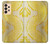 S2713 Yellow Snake Skin Graphic Printed Case For Samsung Galaxy A33 5G