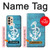 S3053 Marine Anchor Blue Case For Samsung Galaxy A33 5G S3053 Marine Anchor Blue Case For Samsung Galaxy A33 5G