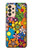 S3281 Colorful Hippie Flowers Pattern Case For Samsung Galaxy A33 5G