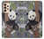 S3793 Cute Baby Panda Snow Painting Case For Samsung Galaxy A33 5G