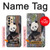 S3793 Cute Baby Panda Snow Painting Case For Samsung Galaxy A33 5G