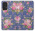S3265 Vintage Flower Pattern Case For Samsung Galaxy A53 5G