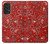 S3354 Red Classic Bandana Case For Samsung Galaxy A53 5G