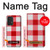 S3535 Red Gingham Case For Samsung Galaxy A53 5G