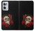 S3753 Dark Gothic Goth Skull Roses Case For OnePlus Nord CE 2 5G
