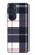 S3452 Plaid Fabric Pattern Case For Motorola Edge 30 Pro