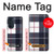 S3452 Plaid Fabric Pattern Case For Motorola Edge 30 Pro