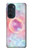 S3709 Pink Galaxy Case For Motorola Edge 30 Pro