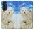 S3794 Arctic Polar Bear and Seal Paint Case For Motorola Edge 30 Pro