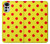 S3526 Red Spot Polka Dot Case For Motorola Moto G22