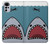 S3825 Cartoon Shark Sea Diving Case For Motorola Moto G22