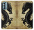S1482 Black Dragon Painting Case For Motorola Moto G Stylus 5G (2022)