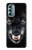 S2823 Black Wolf Blue Eyes Face Case For Motorola Moto G Stylus 5G (2022)