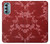 S3817 Red Floral Cherry blossom Pattern Case For Motorola Moto G Stylus 5G (2022)