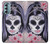S3821 Sugar Skull Steam Punk Girl Gothic Case For Motorola Moto G Stylus 5G (2022)