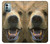 S0840 Grizzly Bear Face Case For Nokia G11, G21