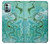 S2653 Dragon Green Turquoise Stone Graphic Case For Nokia G11, G21