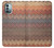 S3752 Zigzag Fabric Pattern Graphic Printed Case For Nokia G11, G21