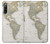 S0604 World Map Case For Sony Xperia 10 IV