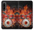 S1431 Skull Drum Fire Rock Case For Sony Xperia 1 IV