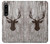S2505 Reindeer Head Old Wood Texture Graphic Case For Sony Xperia 1 IV