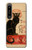 S2739 Chat Noir Black Cat Vintage Case For Sony Xperia 1 IV