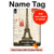 S2108 Eiffel Tower Paris Postcard Hard Case For iPad Air (2020, 2022), Air 11 (2024,2025,2026), Pro 11 (2022)