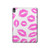 S2214 Pink Lips Kisses Hard Case For iPad Air (2020, 2022), Air 11 (2024,2025,2026), Pro 11 (2022)
