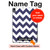 S2345 Navy Blue Shavron Zig Zag Pattern Hard Case For iPad Air (2020, 2022), Air 11 (2024,2025,2026), Pro 11 (2022)