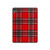 S2374 Tartan Red Pattern Hard Case For iPad Air (2020, 2022), Air 11 (2024,2025,2026), Pro 11 (2022)