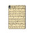 S2504 Vintage Music Sheet Hard Case For iPad Air (2020, 2022), Air 11 (2024,2025,2026), Pro 11 (2022)
