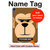 S2721 Cute Grumpy Monkey Cartoon Hard Case For iPad Air (2020, 2022), Air 11 (2024,2025,2026), Pro 11 (2022)