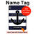S2758 Anchor Navy Hard Case For iPad Air (2020, 2022), Air 11 (2024,2025,2026), Pro 11 (2022)