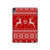 S2835 Christmas Reindeer Knitted Pattern Hard Case For iPad Air (2022, 2020), Air 11 (2024,2025), Pro 11 (2022)