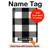 S2842 Black and White Buffalo Check Pattern Hard Case For iPad Air (2020, 2022), Air 11 (2024,2025,2026), Pro 11 (2022)