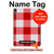 S3535 Red Gingham Hard Case For iPad Air (2020, 2022), Air 11 (2024,2025,2026), Pro 11 (2022)