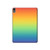 S3698 LGBT Gradient Pride Flag Hard Case For iPad Air (2020, 2022), Air 11 (2024,2025,2026), Pro 11 (2022)