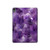 S3713 Purple Quartz Amethyst Graphic Printed Hard Case For iPad Air (2020, 2022), Air 11 (2024,2025,2026), Pro 11 (2022)