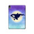 S3807 Killer Whale Orca Moon Pastel Fantasy Hard Case For iPad Air (2022,2020, 4th, 5th), iPad Pro 11 (2022, 6th)