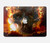 S0863 Hell Fire Skull Hard Case For MacBook Air 13″ (2022,2025) - A2681, A3113, A3240