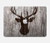 S2505 Reindeer Head Old Wood Texture Graphic Hard Case For MacBook Air 13″ (2022,2025) - A2681, A3113, A3240