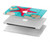 S3428 Aqua Wood Starfish Shell Hard Case For MacBook Air 13″ (2022,2025) - A2681, A3113, A3240