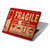 S3552 Vintage Fragile Label Art Hard Case For MacBook Air 13″ (2022,2025) - A2681, A3113, A3240