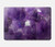 S3713 Purple Quartz Amethyst Graphic Printed Hard Case For MacBook Air 13″ (2022,2024) - A2681, A3113