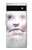 S0884 Horror Face Case For Google Pixel 6a