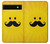 S1145 Yellow Mustache Sun Case For Google Pixel 6a
