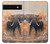 S1292 Dusty Elephant Egrets Case For Google Pixel 6a